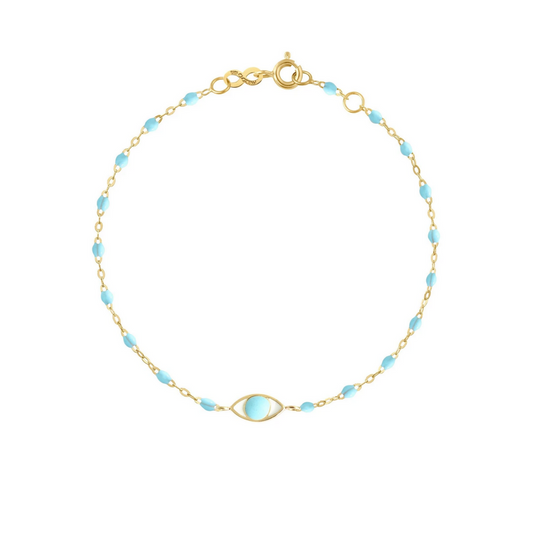 Gigi Clozeau 18kt Classic Resin Eye Bracelet