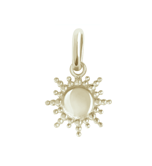 Gigi Clozeau 18kt Sunburst Charm