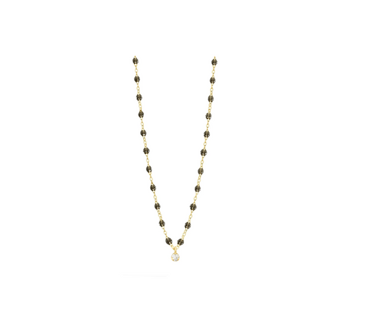Gigi Clozeau 18kt Classic Supreme 1 Diamond Resin Necklace
