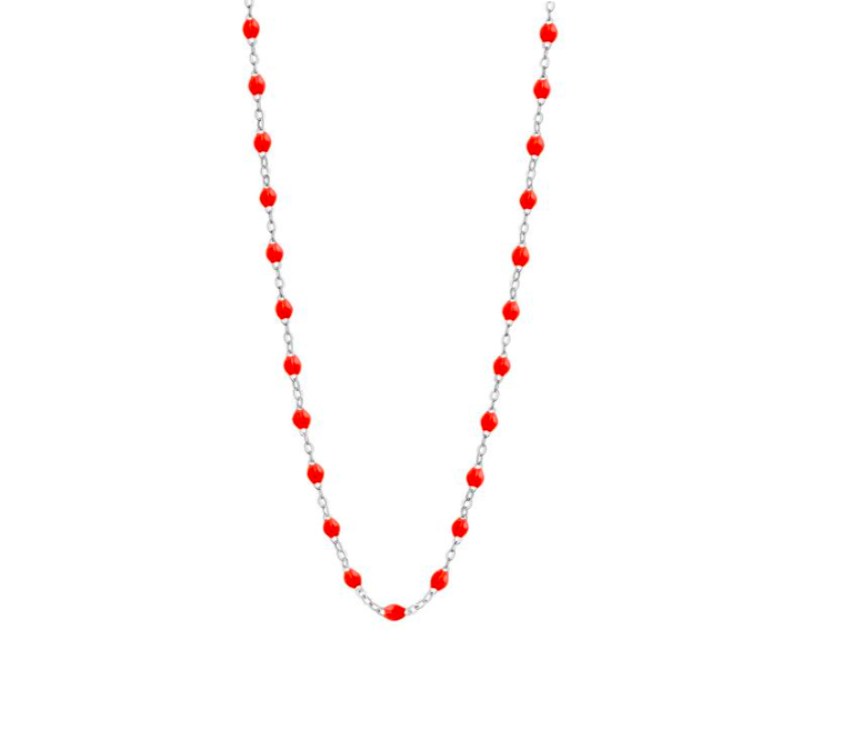 Gigi Clozeau 18kt Gold Classic Resin Necklace 17.7"