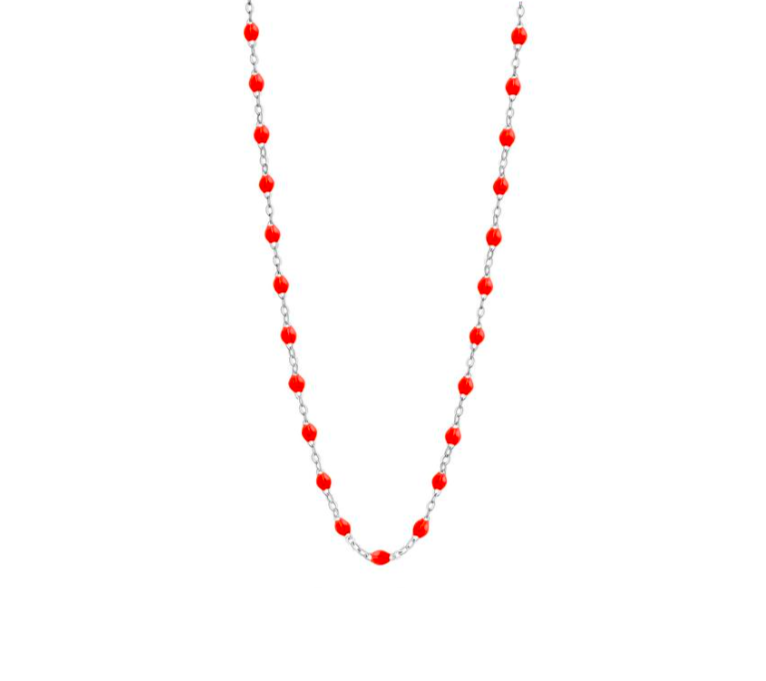 Gigi Clozeau 18kt Gold Classic Resin Necklace 16.5"