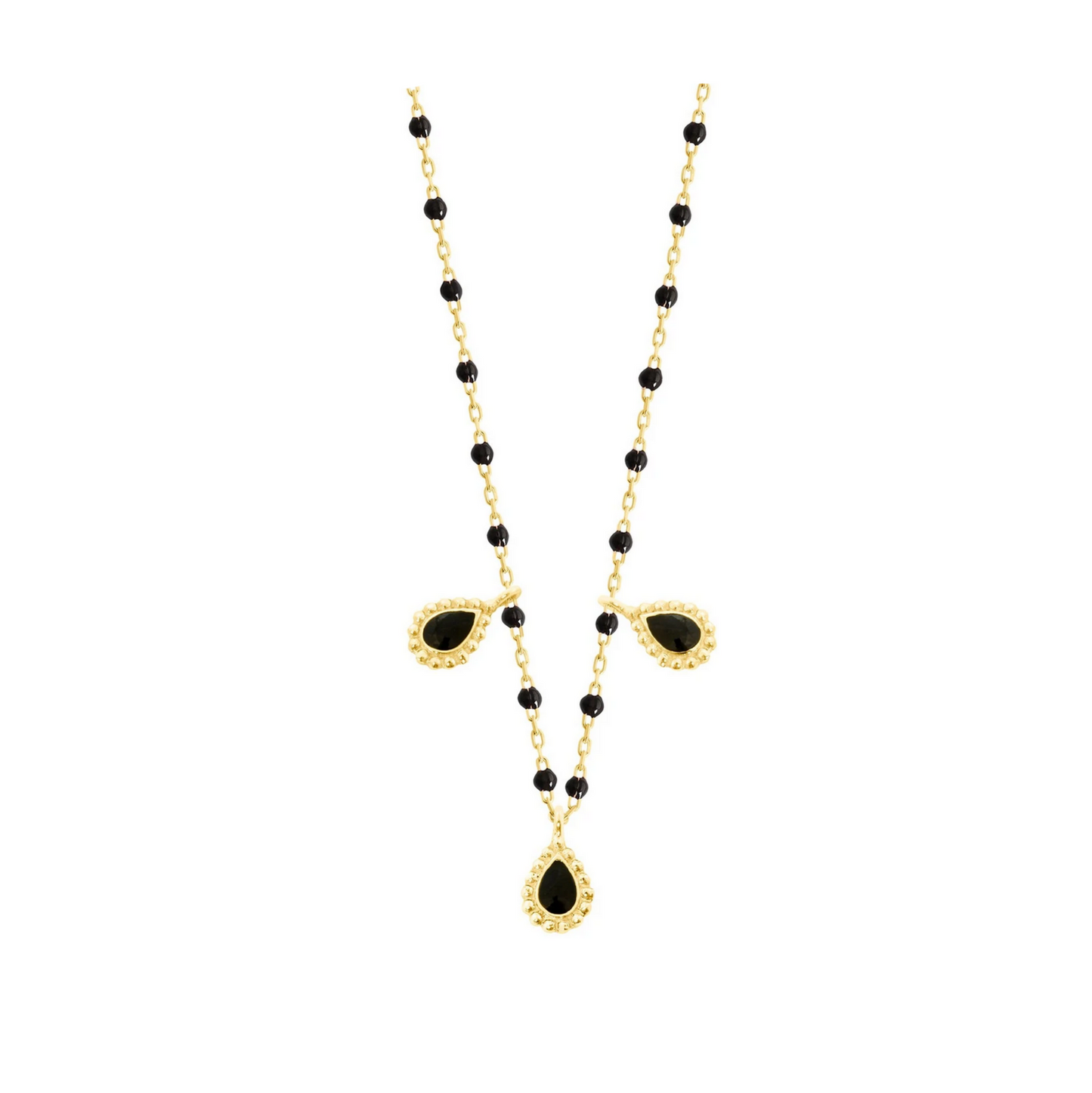 Gigi Clozeau 18kt Mini Three Lucky Cashmere Necklace