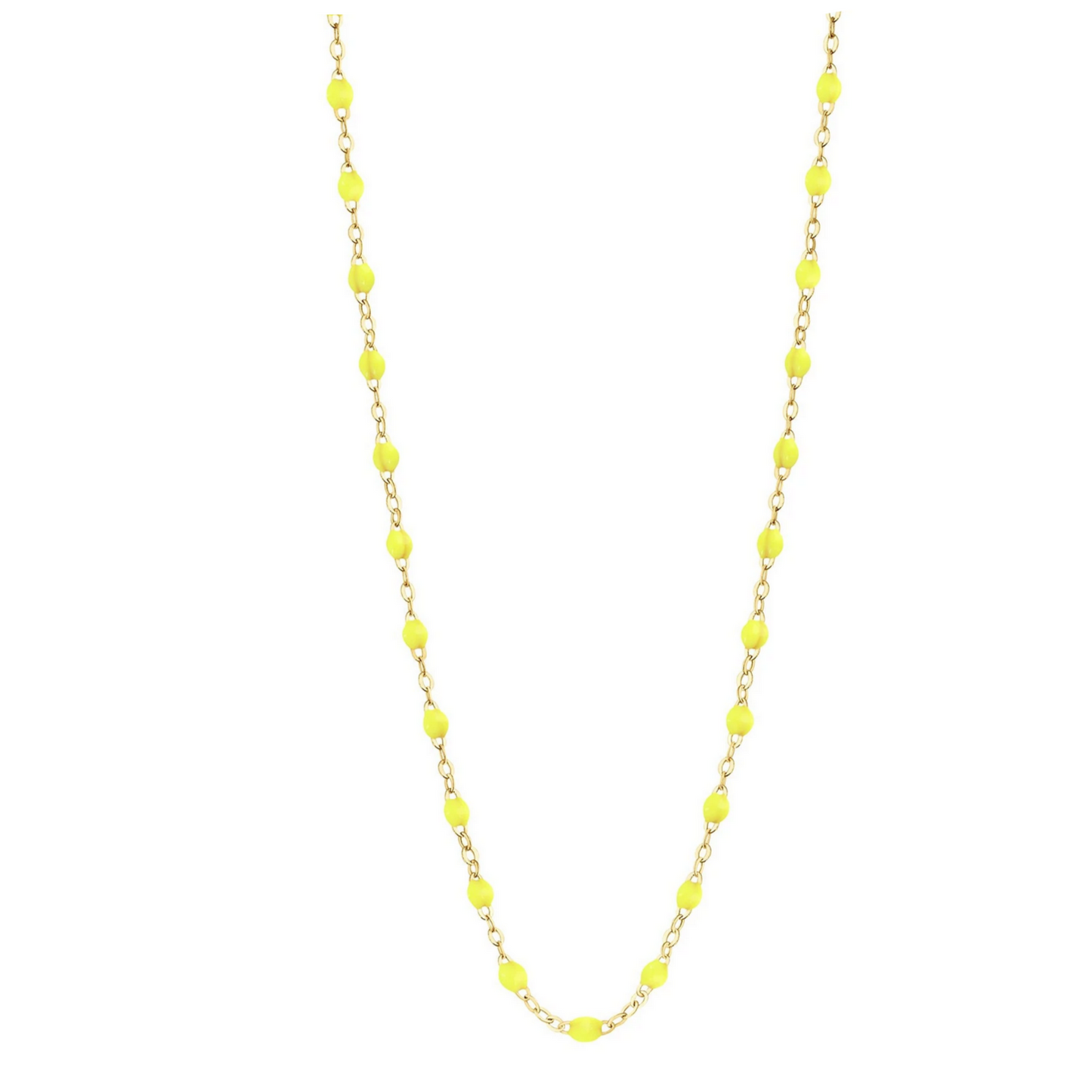 Gigi Clozeau 18kt Gold Classic Resin Necklace 16.5"