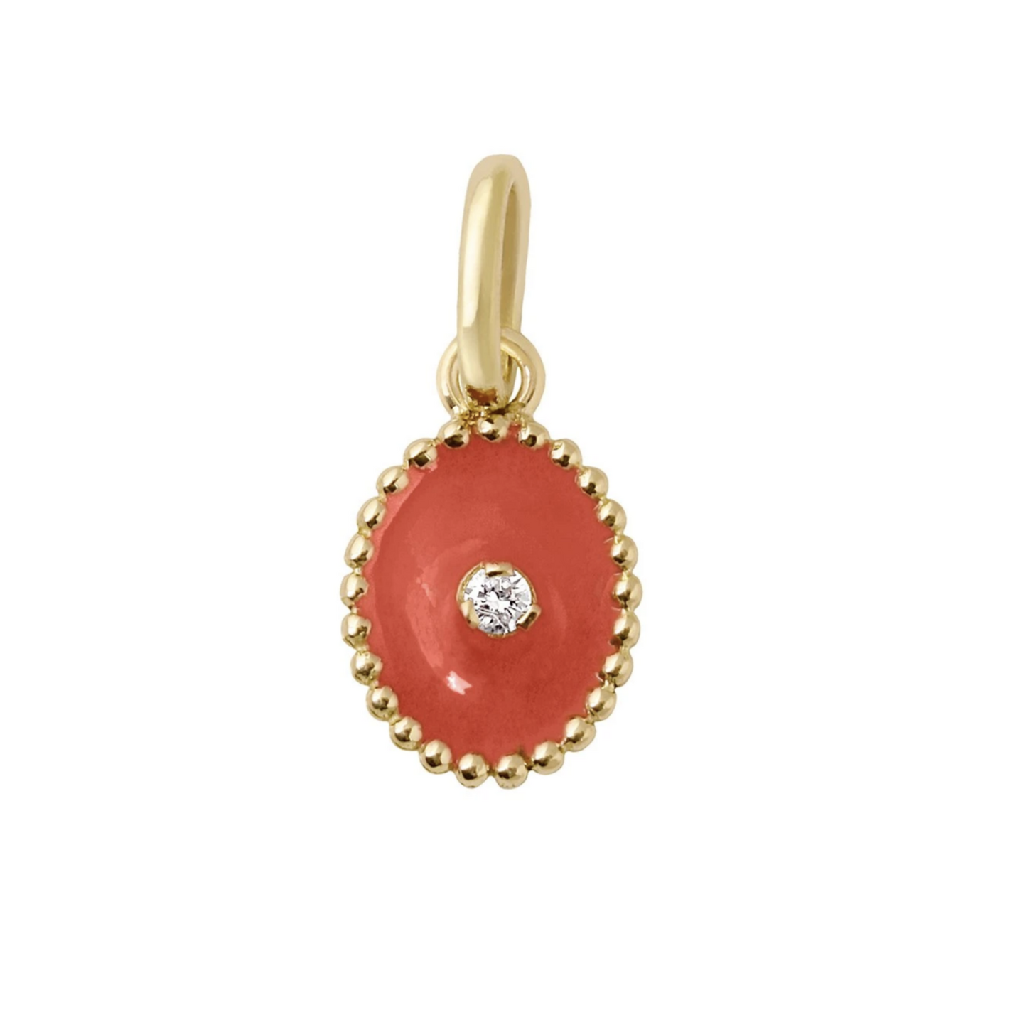 Gigi Clozeau 18kt North Star Diamond Resin Charm