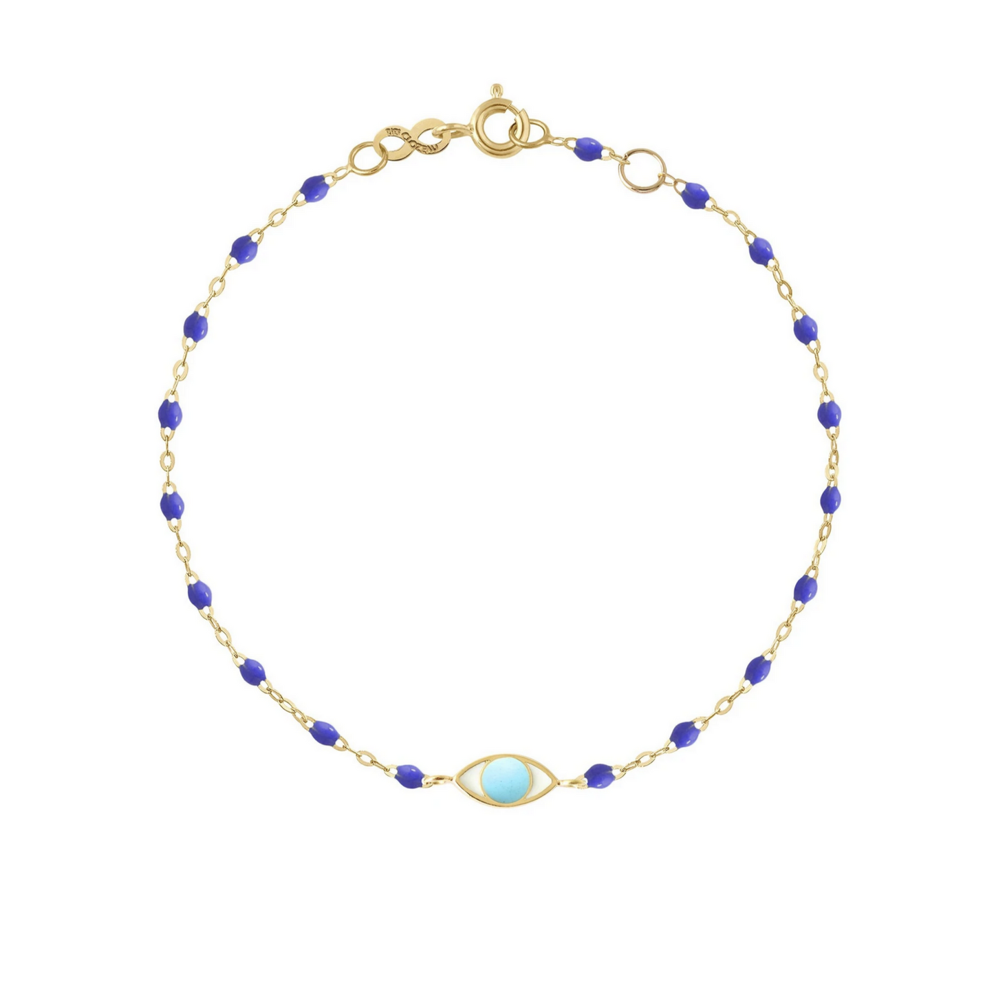 Gigi Clozeau 18kt Classic Resin Eye Bracelet