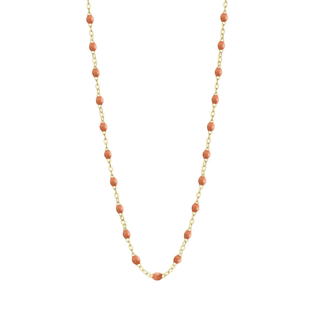 Gigi Clozeau 18kt Gold Classic Resin Necklace 16.5"