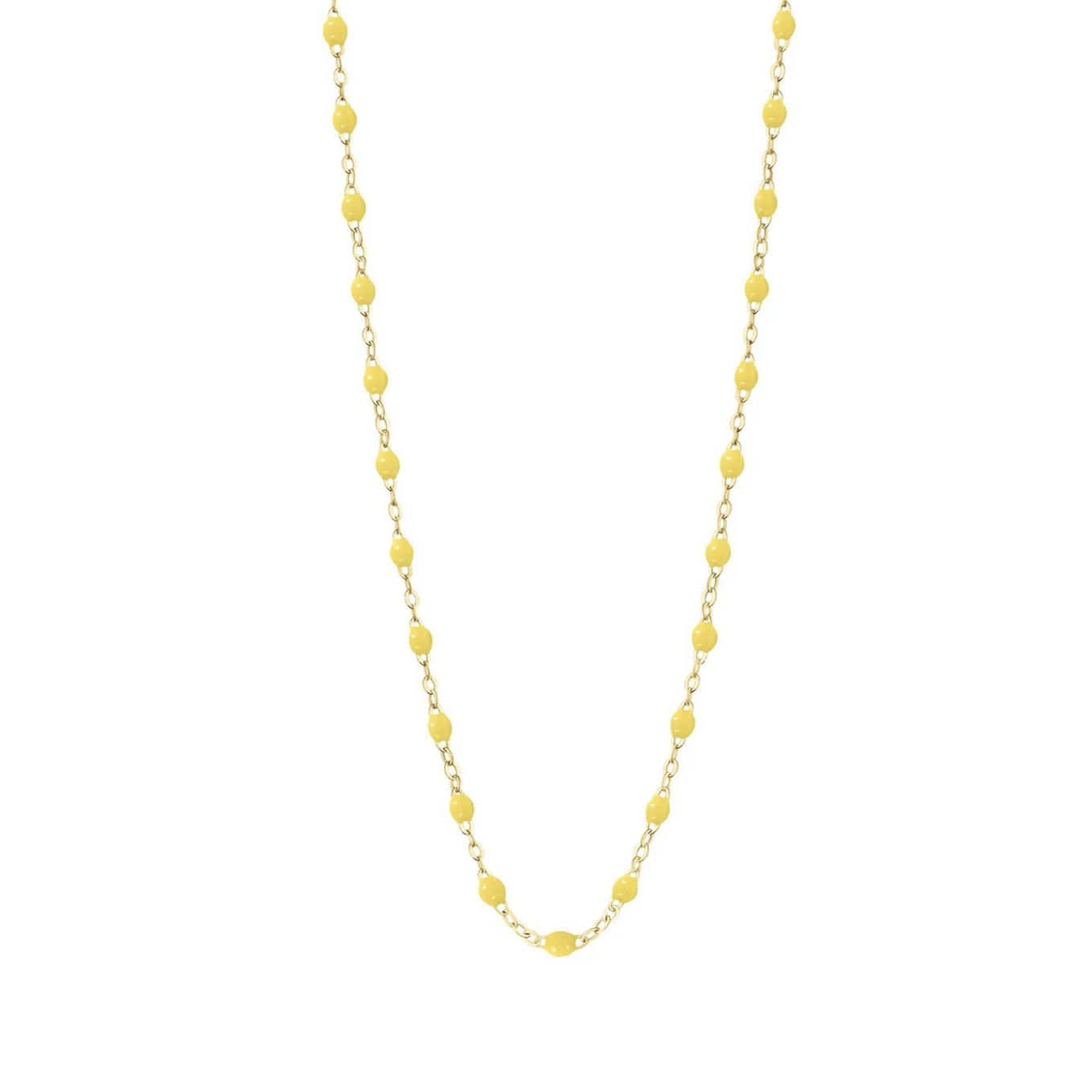 Gigi Clozeau 18kt Gold Classic Resin Necklace 16.5"