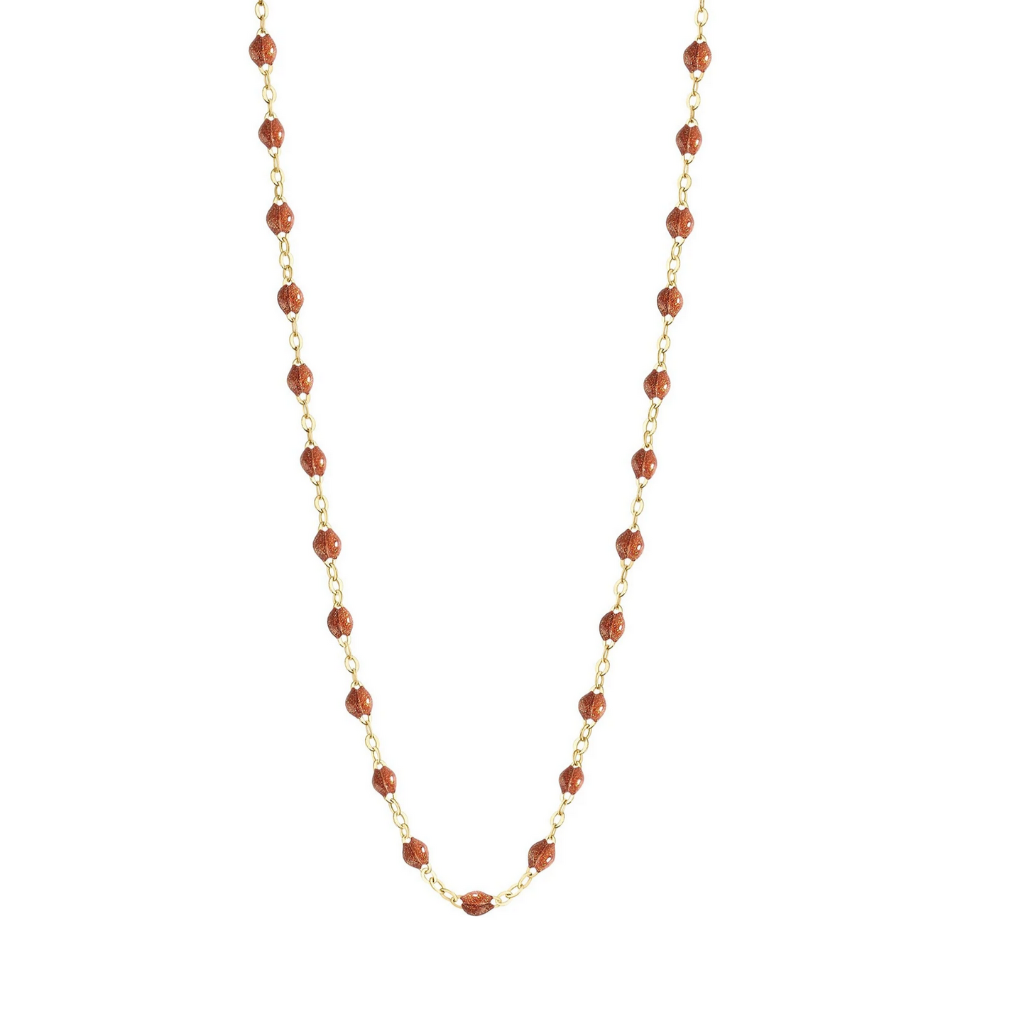 Gigi Clozeau 18kt Gold Classic Resin Necklace 16.5"