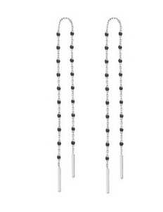 Gigi Clozeau 18kt Mini Resin Threader Earrings