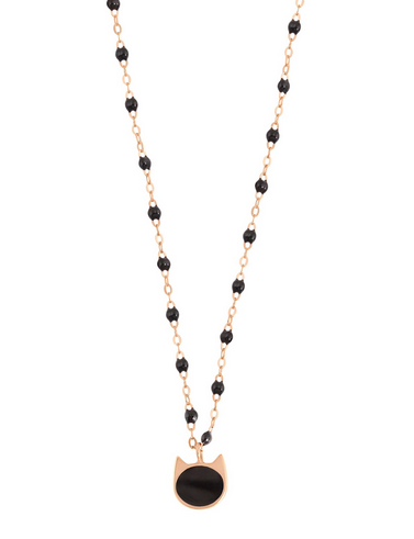 Gigi Clozeau 18kt Resin Cat Charm