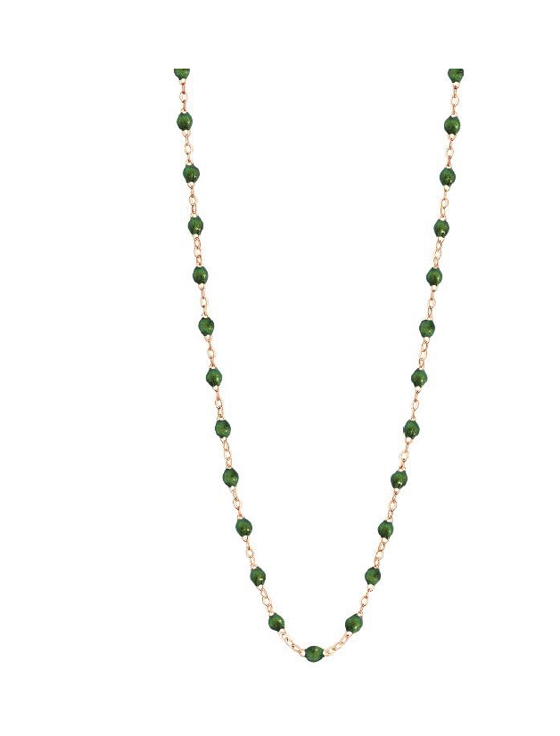 Gigi Clozeau 18kt Gold Classic Resin Necklace 16.5"