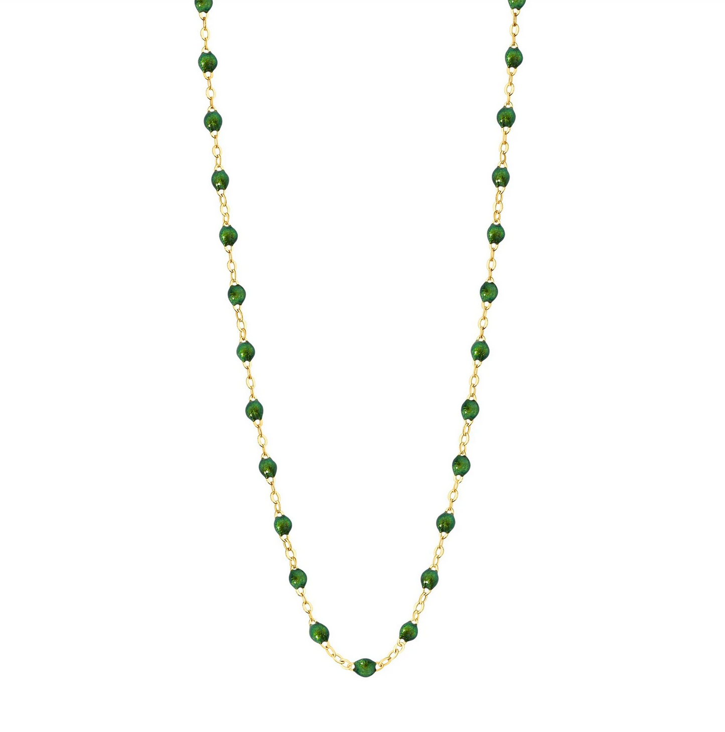 Gigi Clozeau 18kt Gold Classic Resin Necklace 17.7"