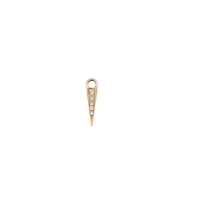 Metier 9KT Yellow Gold Diamond Point Plaque
