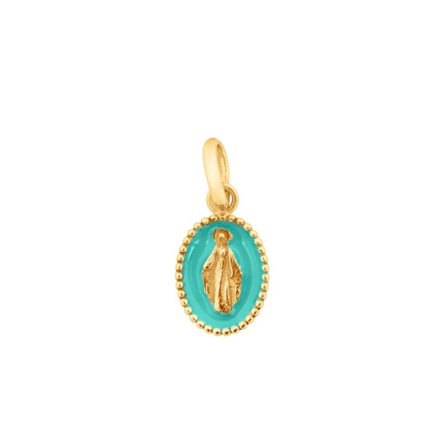 Gigi Clozeau 18kt Madone Resin Charm