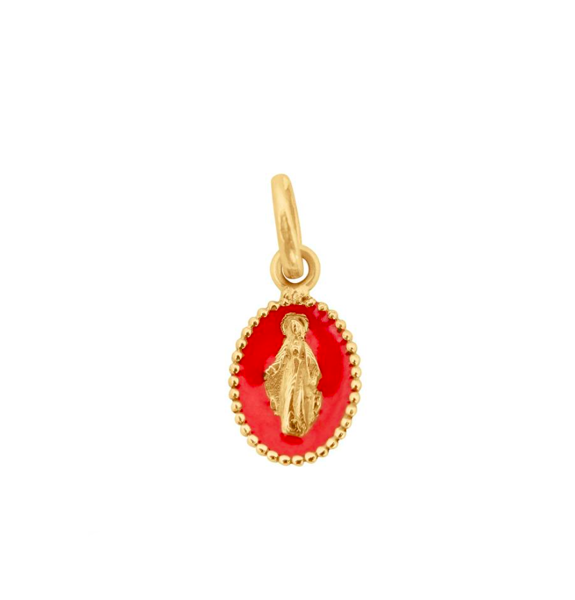 Gigi Clozeau 18kt Madone Resin Charm