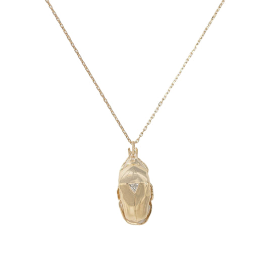 Celine Daoust 14KT King Scarab Necklace