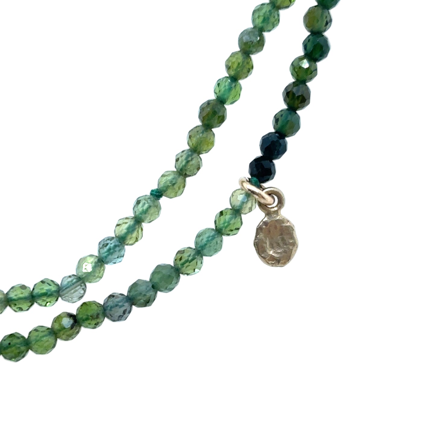 Victoria Cunningham 14KT Tourmaline Bead Necklace
