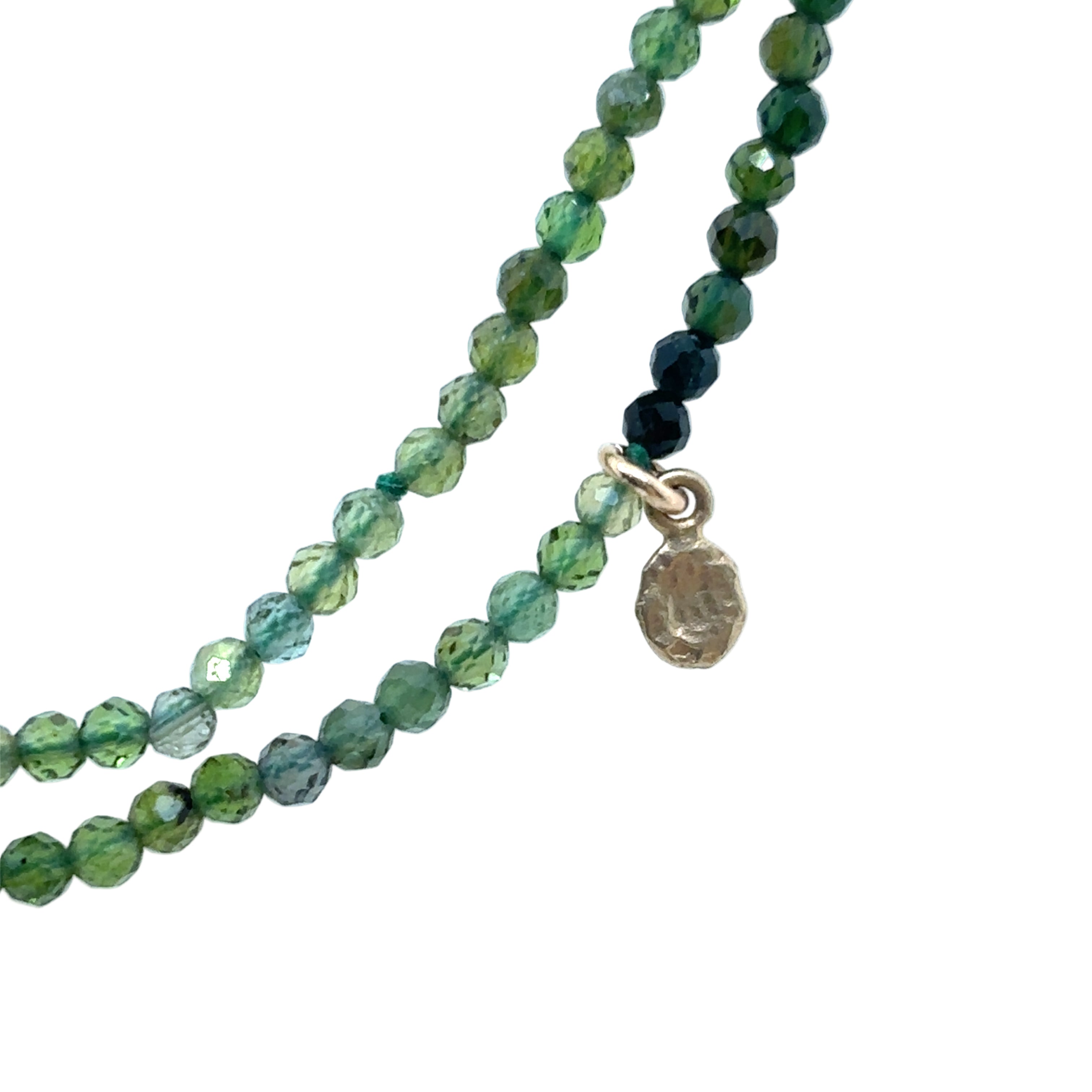Victoria Cunningham 14KT Tourmaline Bead Necklace
