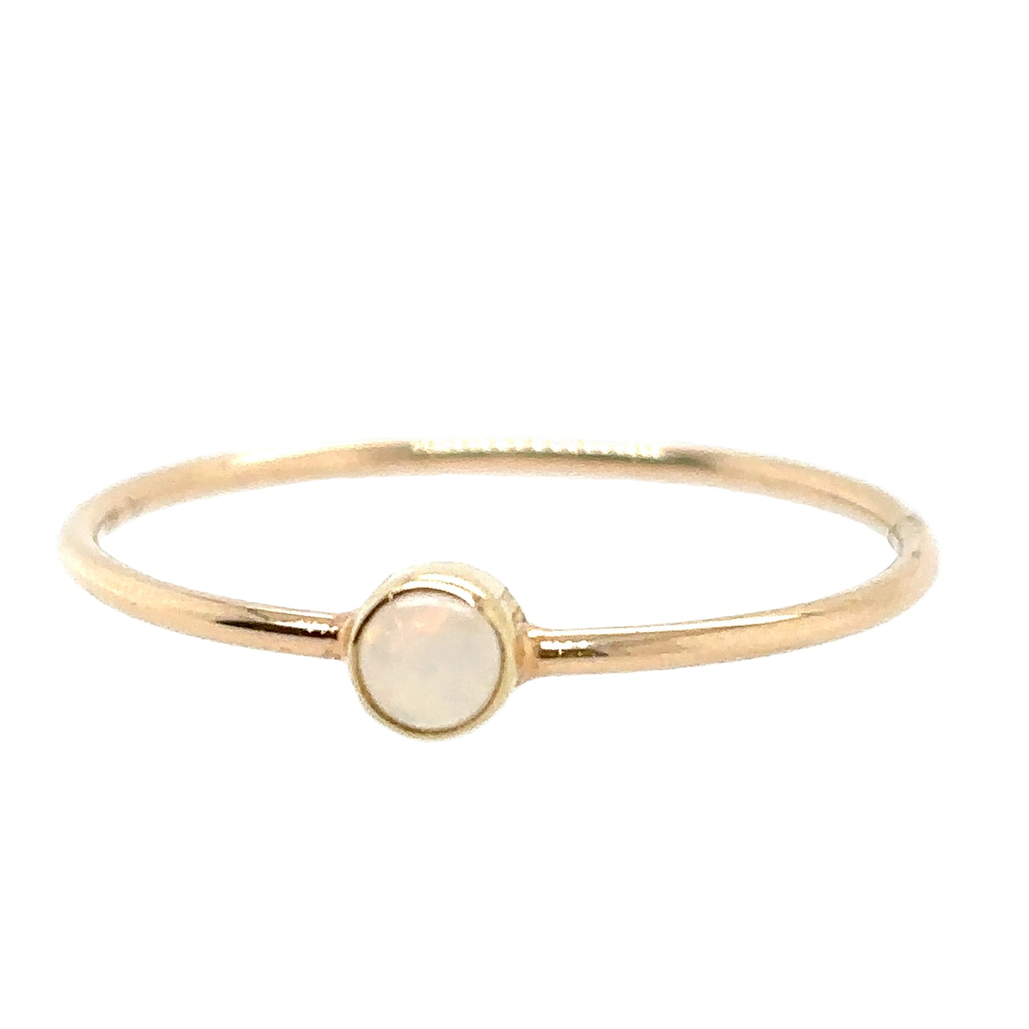 Zoë Chicco 14kt Gold Large Opal Bezel Ring