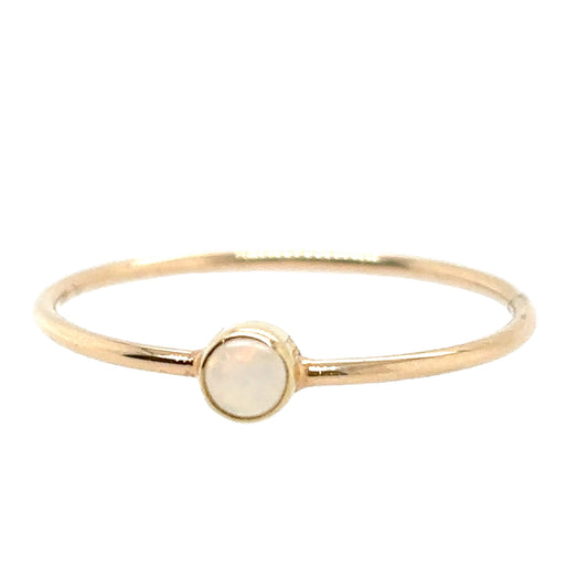 Zoë Chicco 14kt Gold Large Opal Bezel Ring