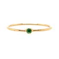 Zoë Chicco 14kt Gold Emerald Bezel Ring
