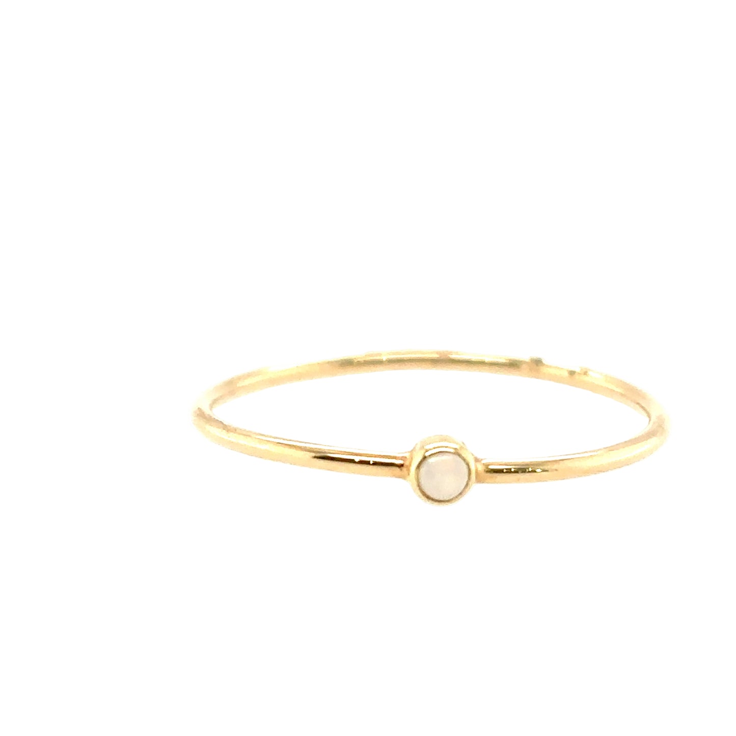 Zoë Chicco 14kt Gold Opal Bezel Ring