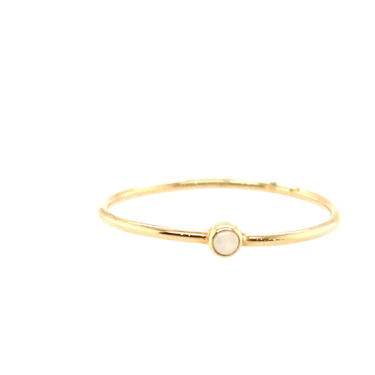 Zoë Chicco 14kt Gold Opal Bezel Ring