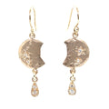 Victoria Cunningham 14kt Yellow Gold Moon Phase Drops