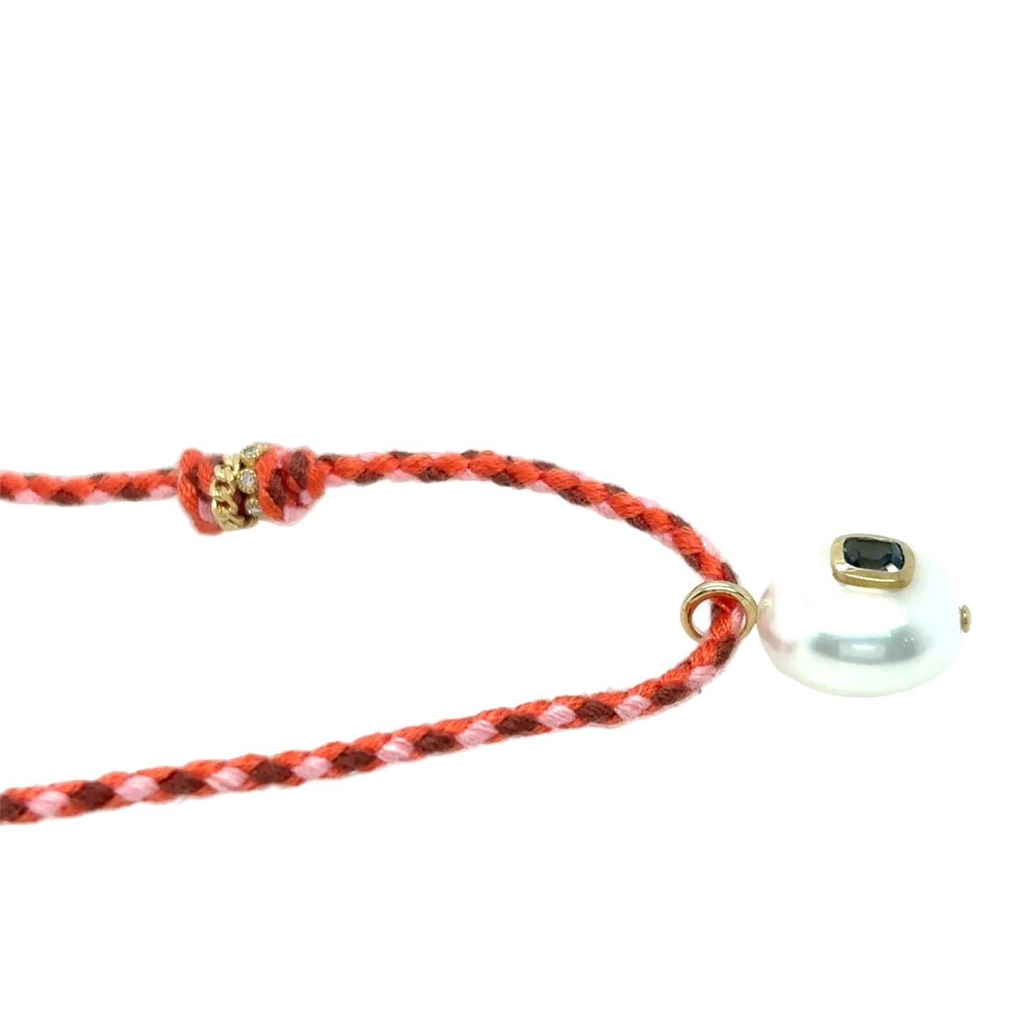 Pascale Monvoisin 9KT "Eddie" Topaz and Pearl Necklace