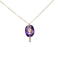 Pascale Monvoisin 9KT Amethyst and Diamond "Souad" Necklace