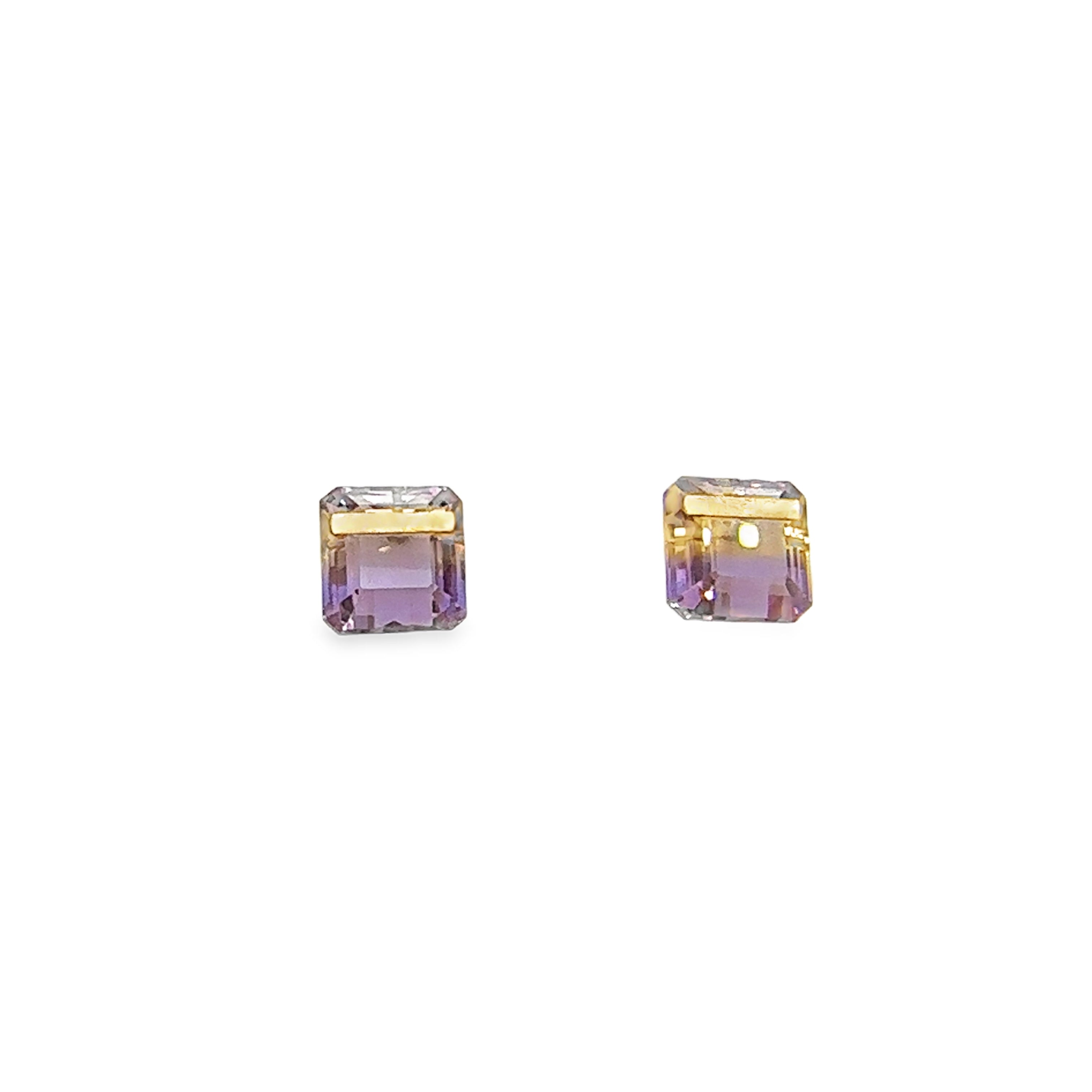 Monaka 18KT Ametrine Studs
