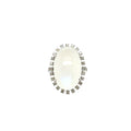 14KT Moonstone and Diamond Ring