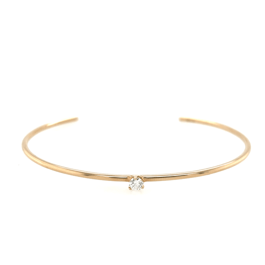 Zoë Chicco 14k Single Prong Diamond Cuff