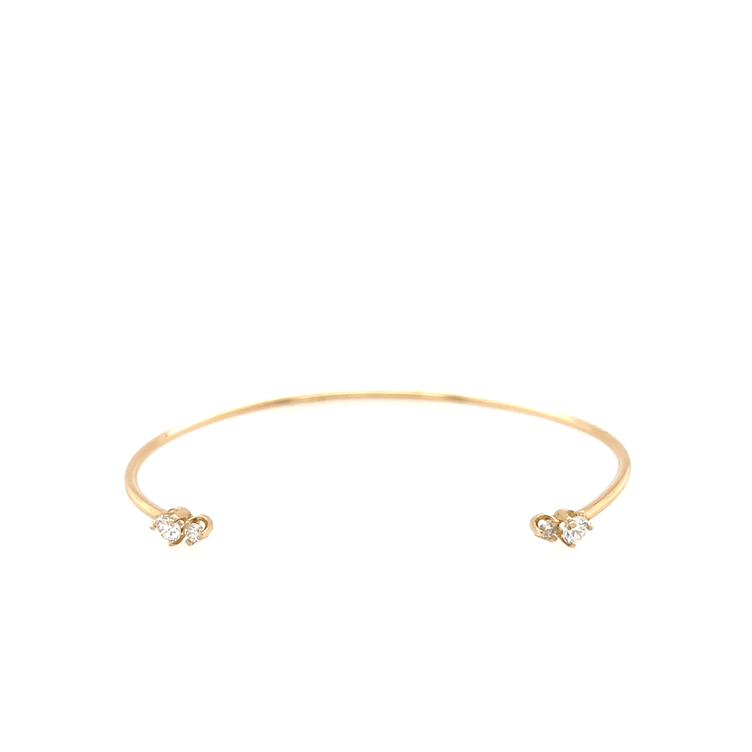 Zoë Chicco 14k Open Diamond Cuff