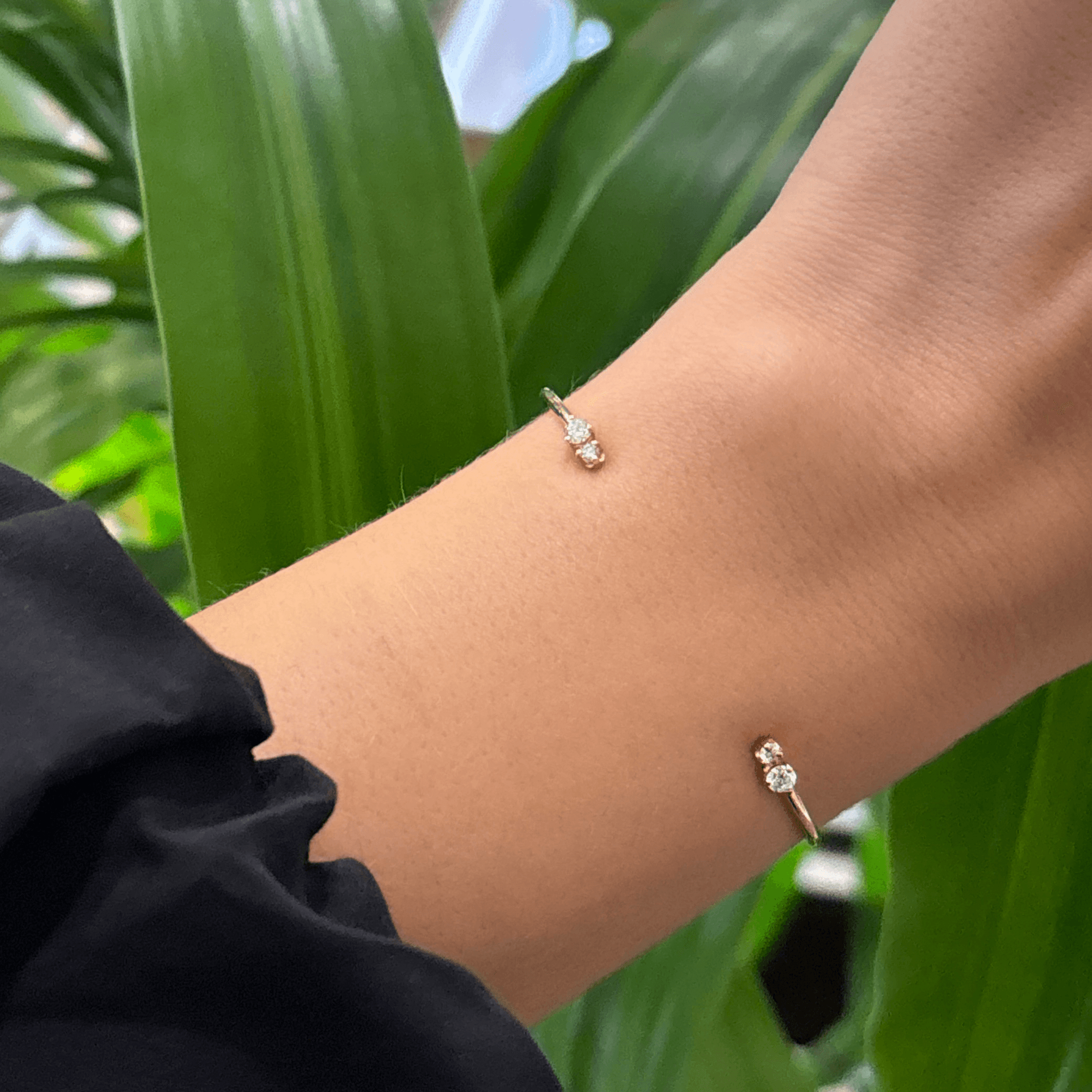 Zoë Chicco 14k Open Diamond Cuff