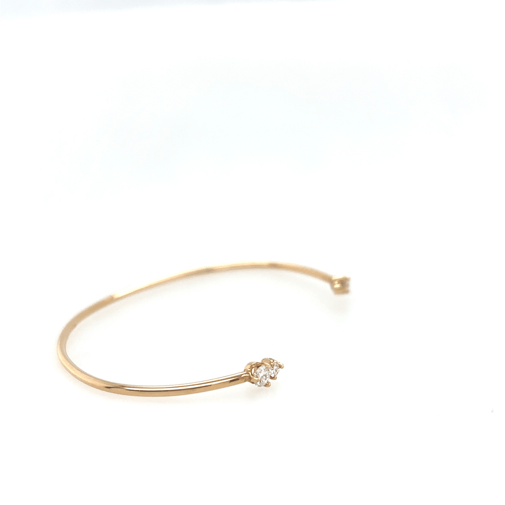Zoë Chicco 14k Open Diamond Cuff