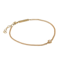 Zoë Chicco 14k Gold Diamond Hexagon Curb Chain Bracelet
