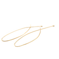 Zoë Chicco 14k Bezel Diamond Wire threader Earrings