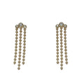 Zoë Chicco 14K Graduated Diamond Bezel Bead Chain Waterfall Earrings