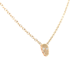Zoë Chicco 14k Itty Bitty Skull with Diamond Eyes Necklace