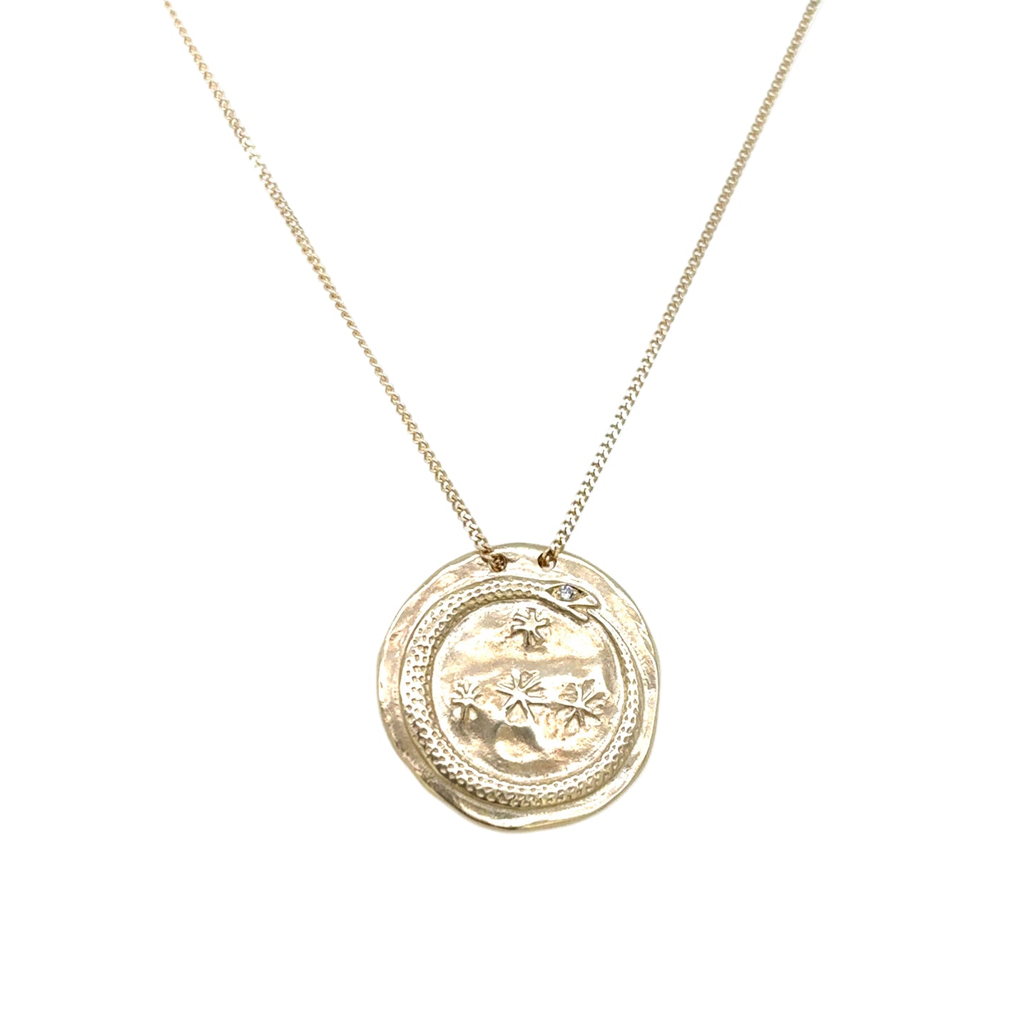 Pascale Monvoisin 9KT IDAHO N1 Diamond Snake Necklace