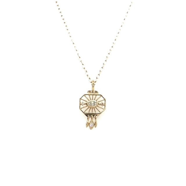 Celine Daoust 14kt Small Dream Catcher Necklace