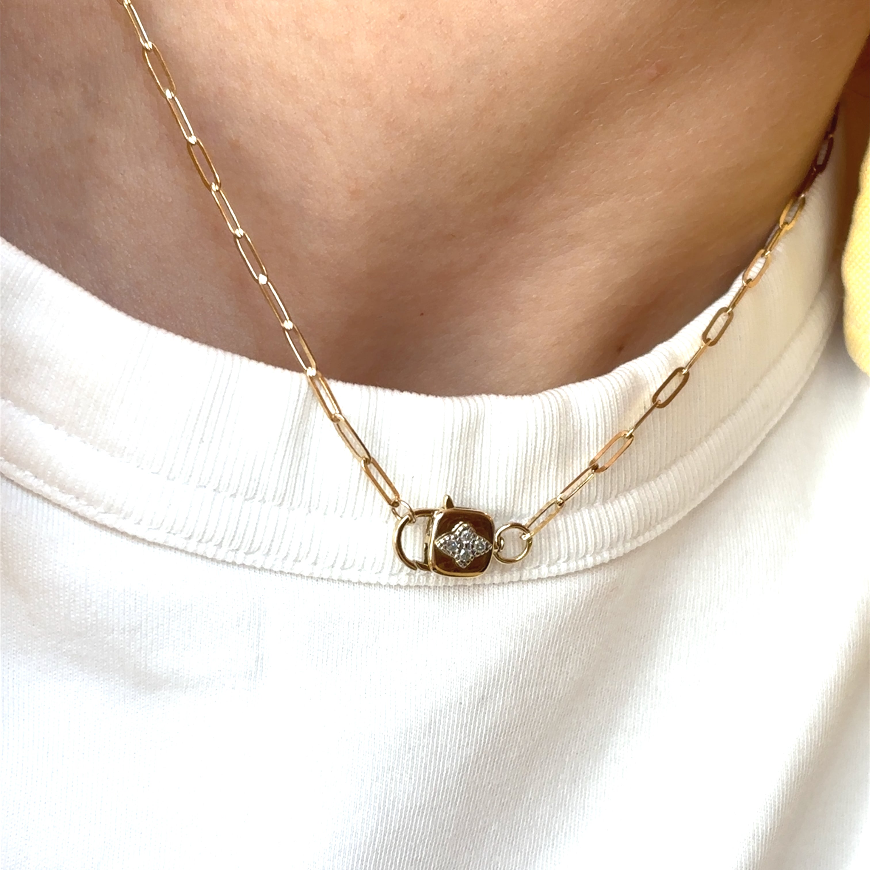 Pascale Monvoisin 9KT LOUISE Lock Necklace