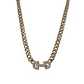 Zoë Chicco 14K Vintage Pavé Diamond Horsebit Link Curb Chain Necklace