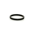 14k Black Diamond Eternity Band