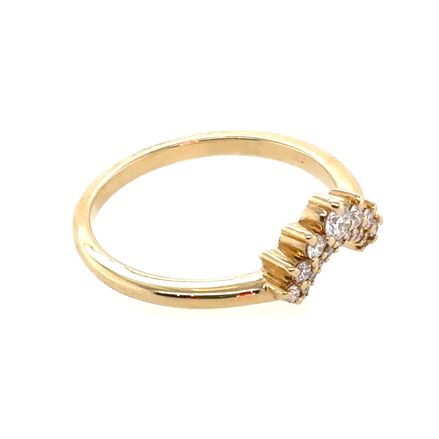 Zoë Chicco 14kt Diamond Crown Ring