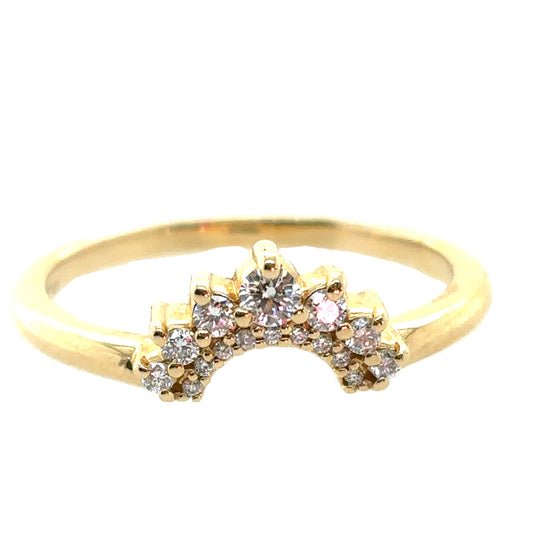 Zoë Chicco 14kt Diamond Crown Ring