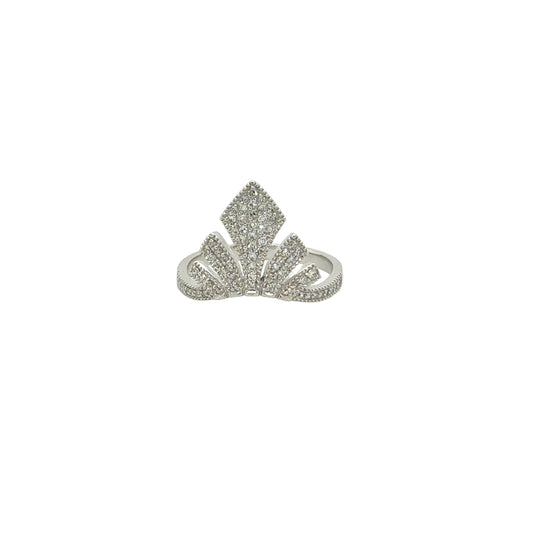 14KT Diamond Tiara Ring
