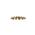 Metier 9KT Mixed-Cut Black Diamond Eternity Band