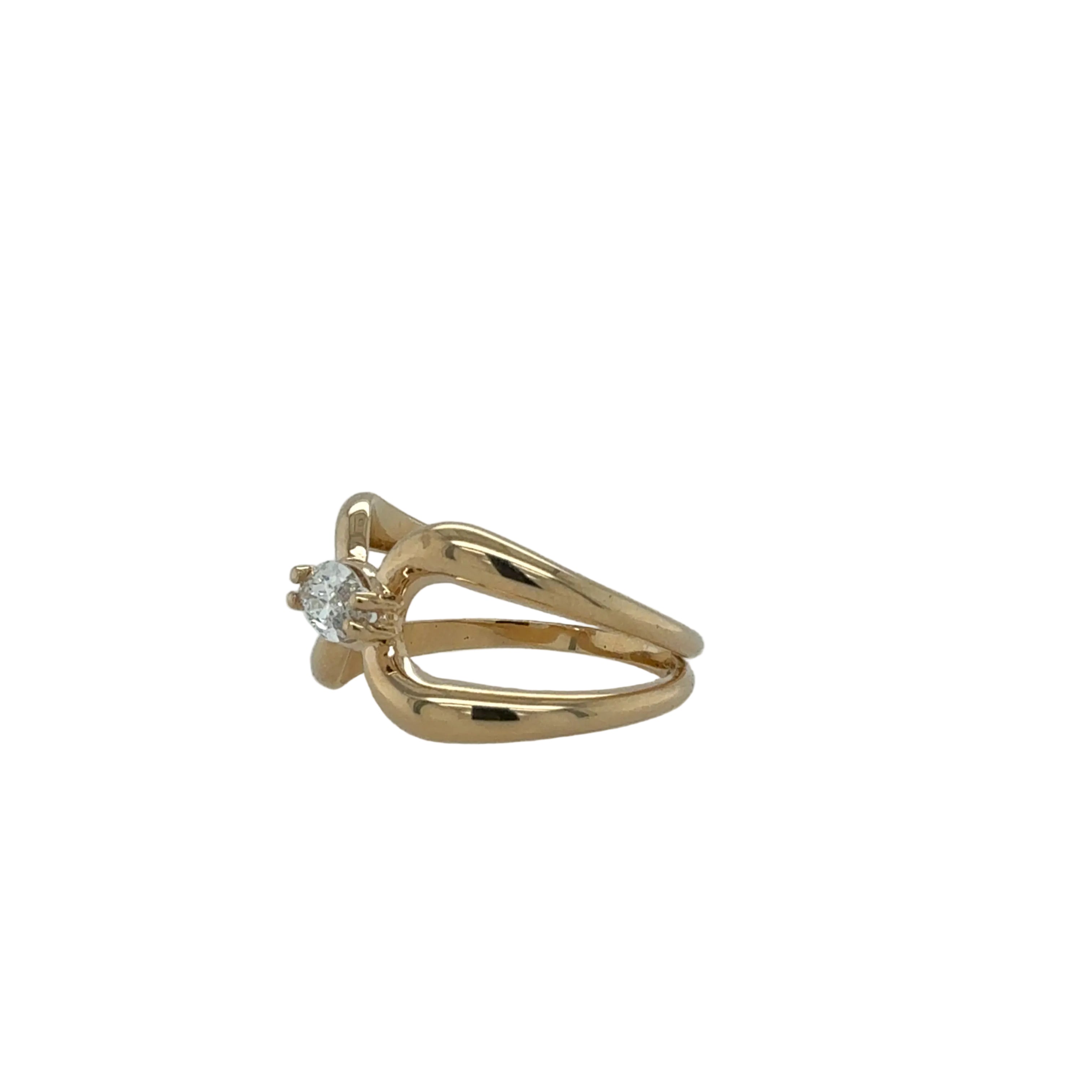 Zoë Chicco 14K Marquise Diamond Open Infinity Ring